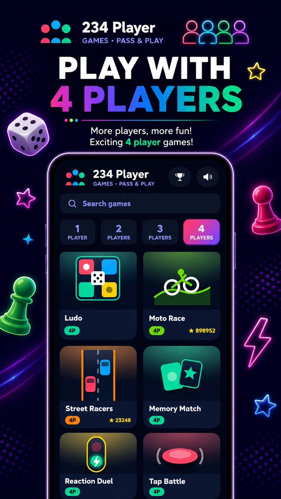234 Player Games - 2026 screenshot